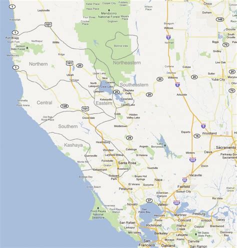 google maps california map.